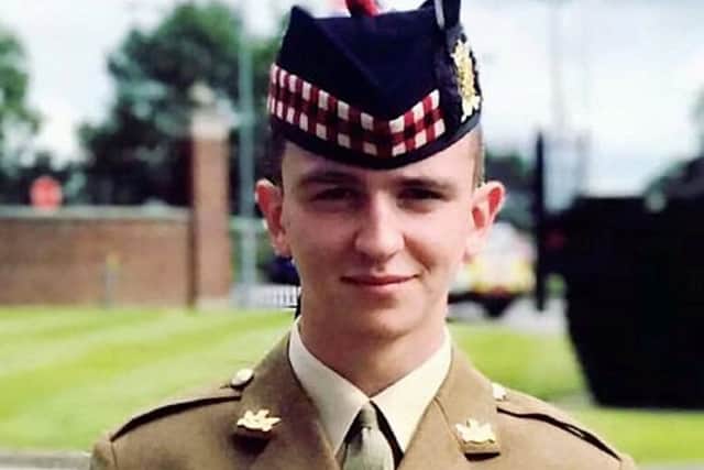 Souter soldier Alistair McLeish.