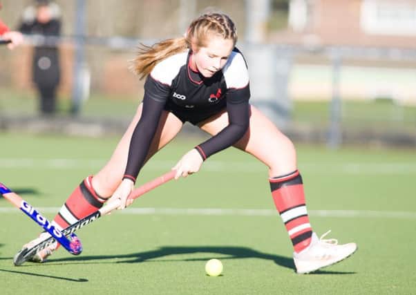 Roseanna Prentice in action for the Reivers (picture by Ewan Bootman Photogrpahy)