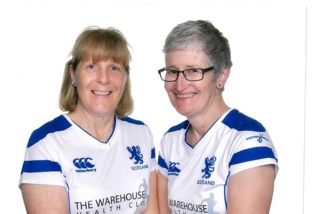 Left, Moira Anderson of Duns and, right, Charlotte Barrett of Galashiels.