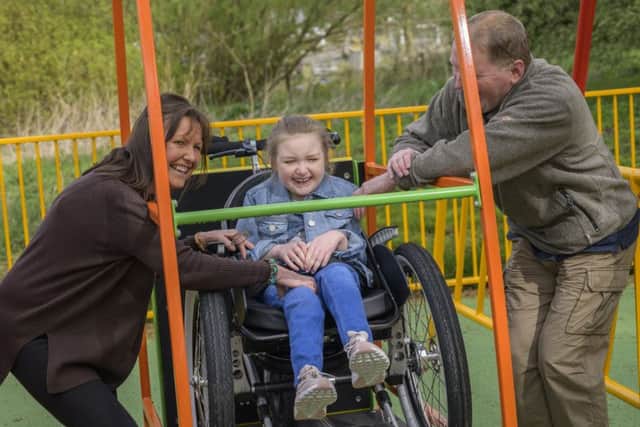 Official opening of new playpark at Harestanes Visitors Centre, near Ancrum.