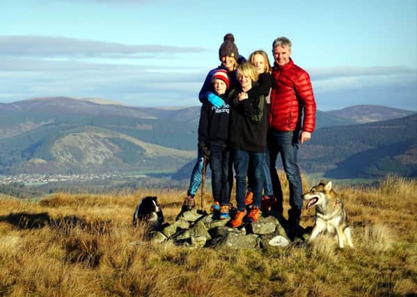 Family hobby...has turned into a passion for the Birks, with the boys competing in TweedLove events and Jamie and Sarah working for the organisers.