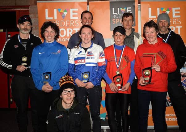 Winners from the Hawick stage of the Live Borders Triathlon Series (picture by Alwyn Johnston).
