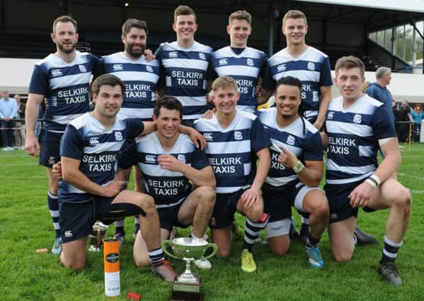 Selkirk's winning squad at Philiphaugh in 2018 (library image).
