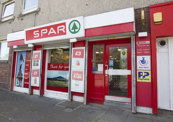 The Spar shop in Hawick's Dickson Street.