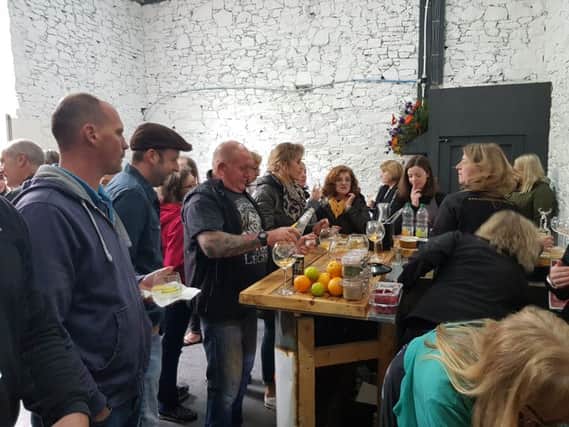 The gins went down well at the opening of Selkirk Distillery on Saturday.
