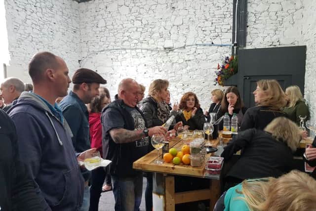 The gins went down well at the opening of Selkirk Distillery on Saturday.