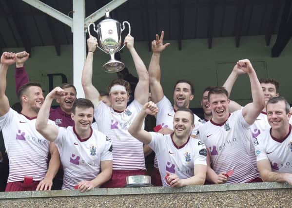 Champions at Jed and champions overall - Watsonians (picture by Bill McBurnie)