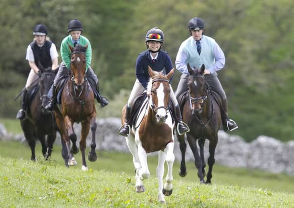 Freddie Bell leads this group at Acreknowe.