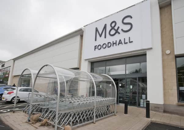 The Marks and Spencer food hall in Galashiels.
