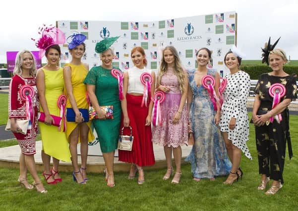 Finalists for best dressed lady at the races.