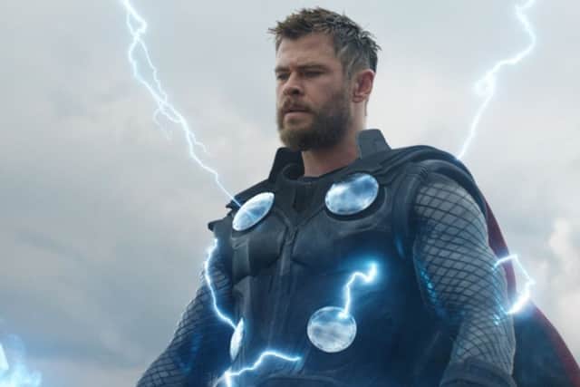 Chris Hemsworth as Thor in Avengers: Endgame.