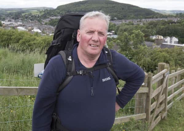 Bill Jeffrey is ready to don his walking boots for a massive challenge in aid of Galashiels' Christmas lights.
