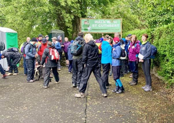 Walk with St Cuthbert - Channelkirk to Melrose - 8-6-19