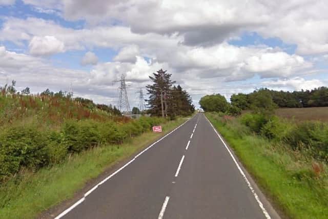A697 Greenlaw to Coldstream road.