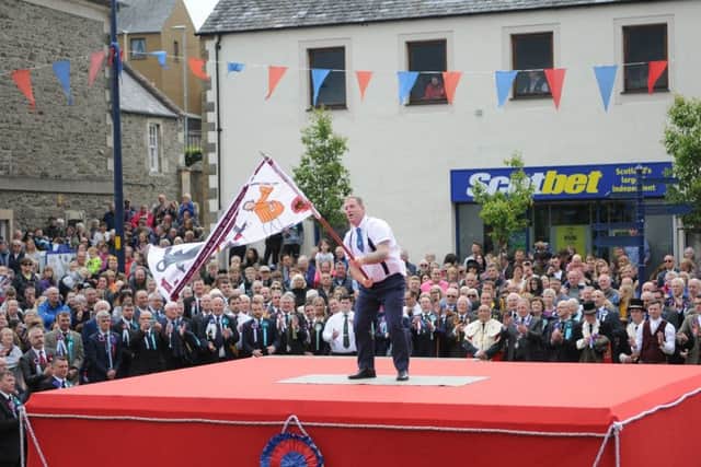 Fleshers Standard Bearer Mark Spence