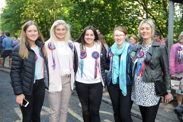 Iona Kellet, Tina Chesser, Katie Brydon, Nicola Stillie and Emma Pearce at the Toll.