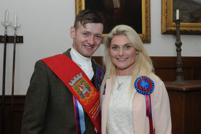 Job done, Craig Monks with his partner Tina Chesser.
