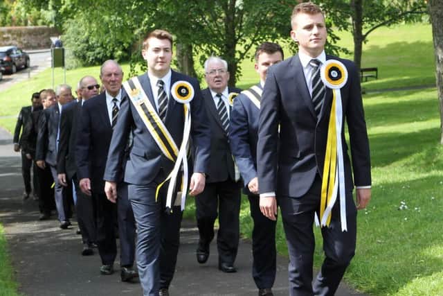 Sunday's wreath-laying ceremony and football tournament.