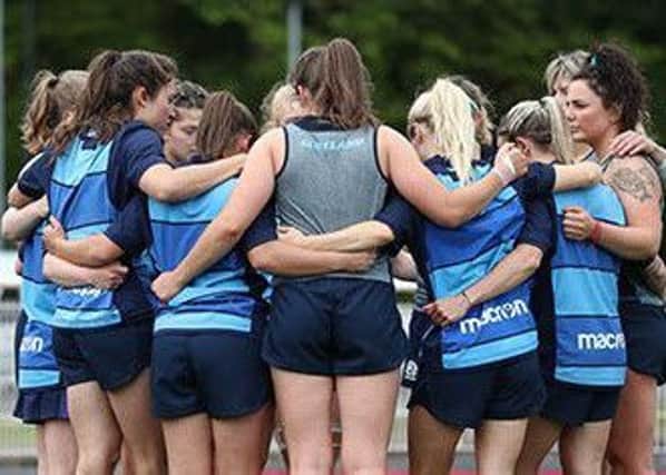 The Scottish Women's 7s squad (picture by Mike Lee).