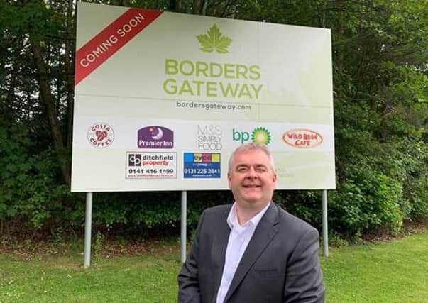 Melrose councillor David Parker at the site of the proposed Borders Gateway development in Tweedbank.