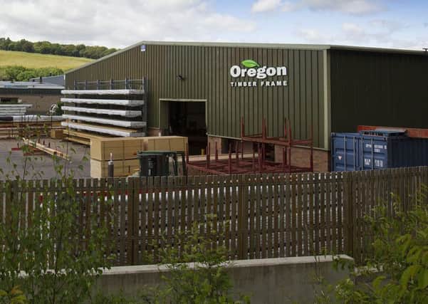 Oregon Timber Frame's Selkirk factory.
