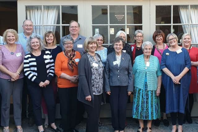 Representatives of Borders Caring Services with members of the charities which recently shared a £500,000 grant.