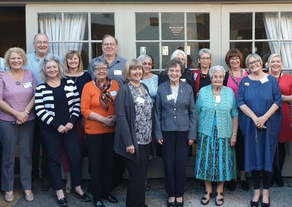 Representatives of Borders Caring Services with members of the charities which recently shared a £500,000 grant.