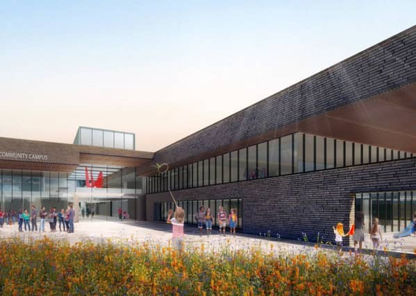 how the new campus will look.
