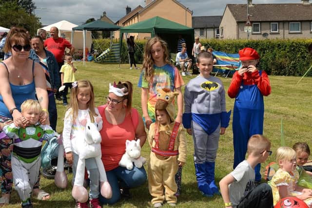 Fancy-dress entries at Burnfoot Carnival.