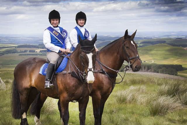 Kelso Laddie Mark Henderson and left-hand man Craig Logan.