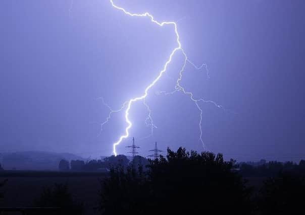 The Met Office has issued a thunderstorm warning for Wednesday and Thursday across the Borders.