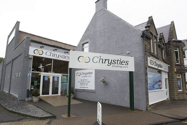 Chrysties Furnishing Centre in Hawick.