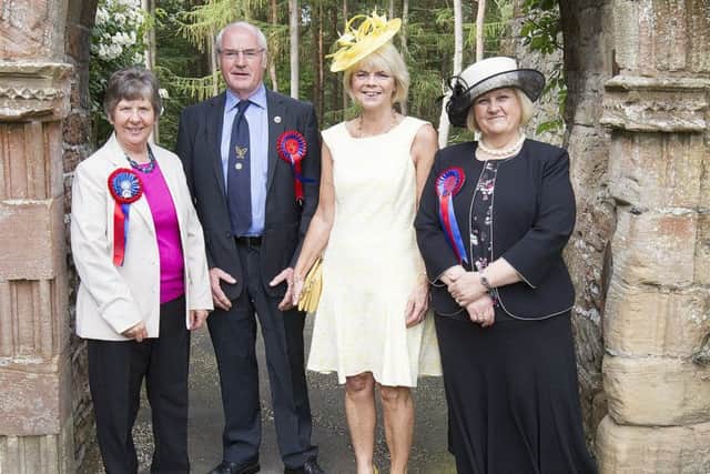 Festival committee members Lindsay Wilson, Len Wyse, Mary Wyse and Helen Moffat.