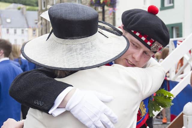 Callant Munro's mum Audrey is the first to congratulate him on a wonderful festival week.