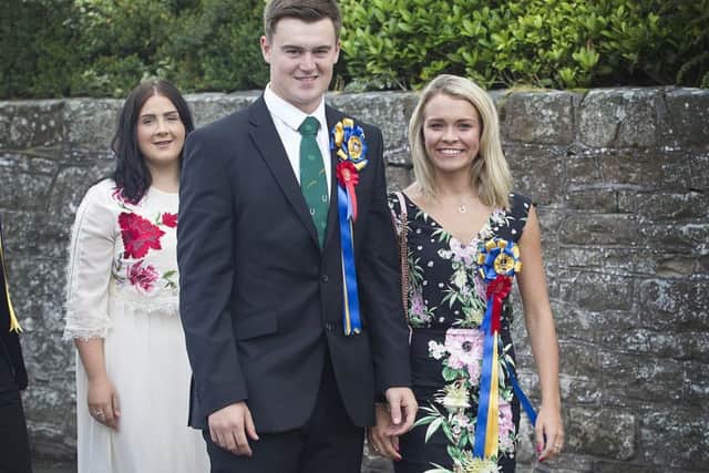 Hawick Cornet Connor Brunton and his lass Victoria Campbell.