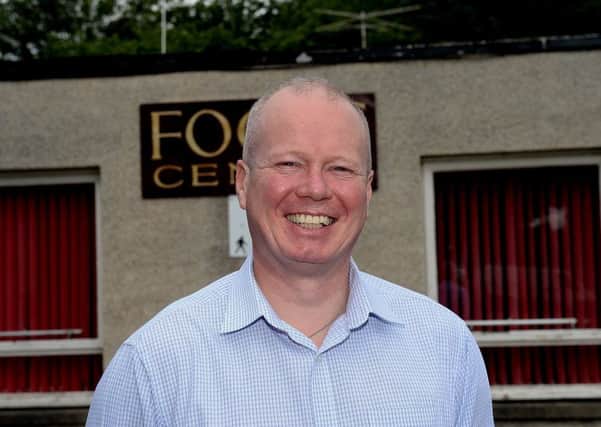 Making headway...Rogan Grant, chairman of the Borders charity, is hoping to build strong foundations at the Focus Centre in Galashiels before expanding. (Pic: Alwyn Johnston)