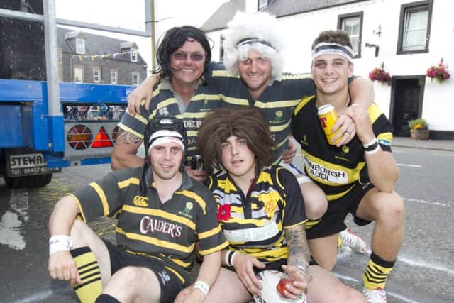 Jim Fairburn, Gregor Ker, Daniel Simpson, Iain Dick and Chris Rogerson.