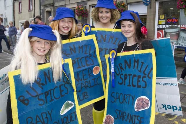 Lily and Ella Mundell, Cara Hood and Ailish Fairbairn.