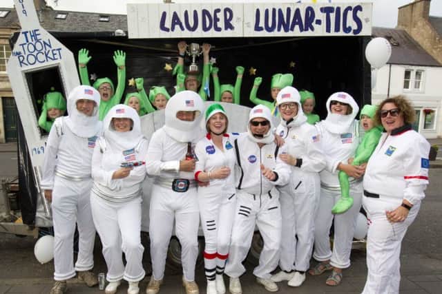 Winners in the adult category: The Lauder Lunar-Tics.