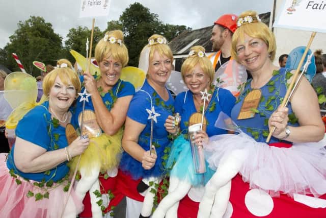 Burnmill Fairies: Judith Riddell, Yvonne Wilson, Linda Henry, Fiona Nichol and Clare Middlemiss.