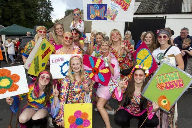 The ex lasses get their hippy on.
