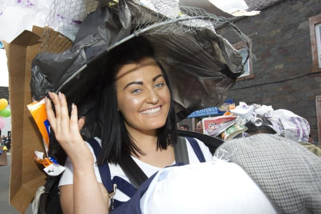 Ashleigh Scott takes part in the fancy dress.