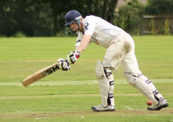 Top scorer against Melrose, Finlay Rutherford of Gala CC.