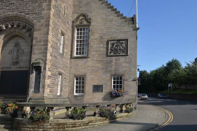 The burgh chambers at Galashiels.