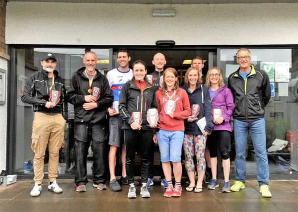 Winners from the Kelso Coome & Tri.