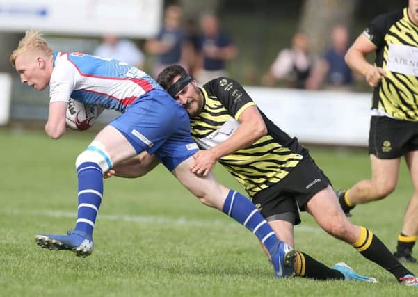 Jed-Forest and Melrose have met twice already this summer - one of these a final - in the Kings of the Sevens competition (picture by Brian Sutherland).