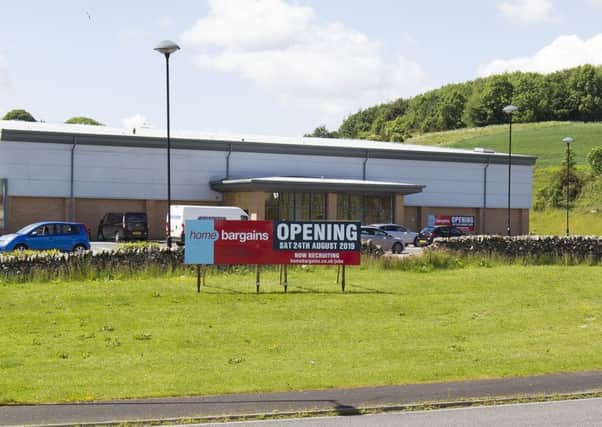 The new Home Bargains store at the former Homebase store in Hawick.