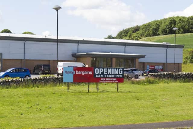 The new Home Bargains store at the former Homebase store in Hawick.