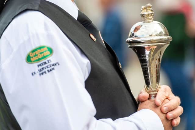 Peebles Highland Games 2019, Haylodge ParkPeebles Ex-servicemen Pipe band