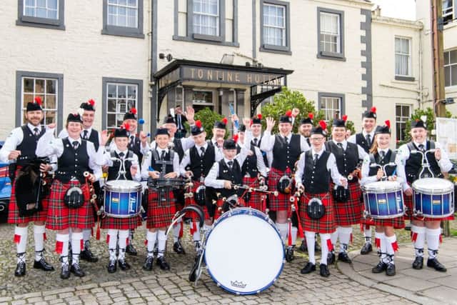 Peebles Highland Games 2019, Haylodge ParkPeebles Ex-servicemen Pipe band